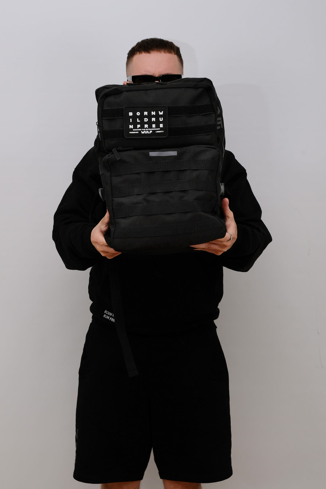 Wulf 70°112 Tactical Backpack, Black Reflector