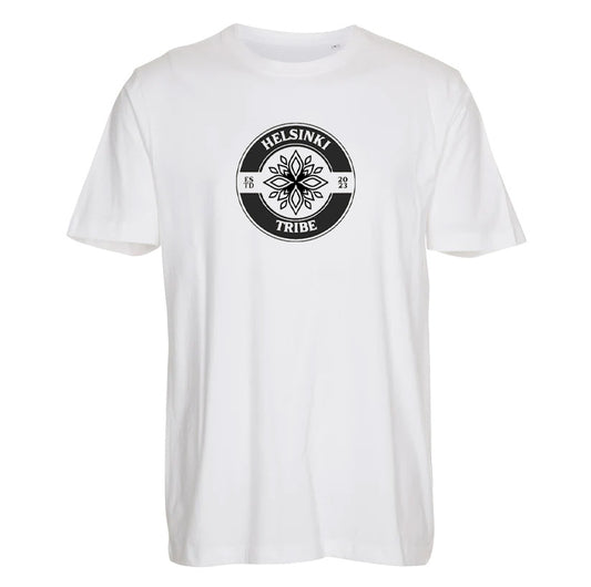 Helsinki Tribe Isolla Logolla T-paita, White