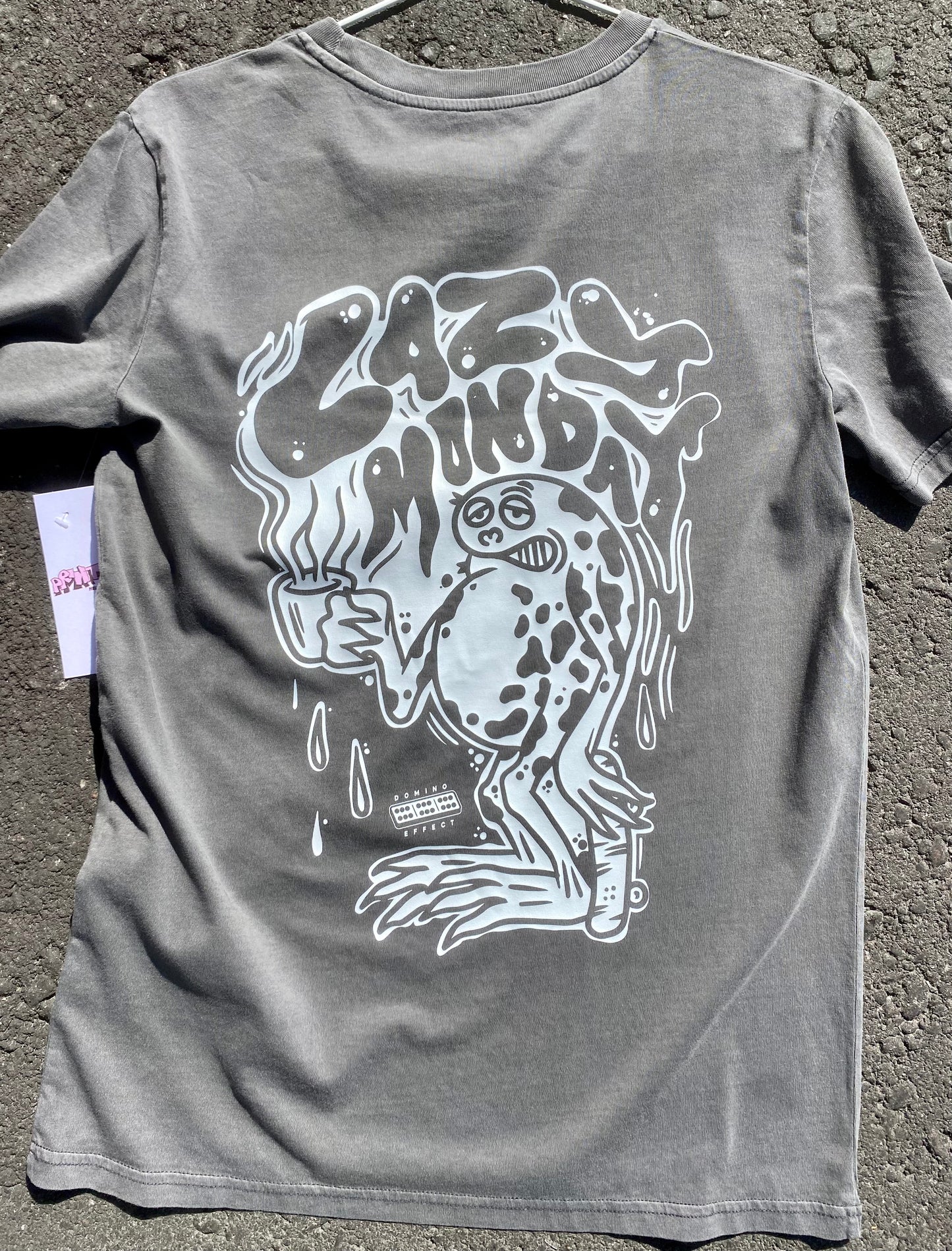 Lazy Monday T-paita, Acid Grey