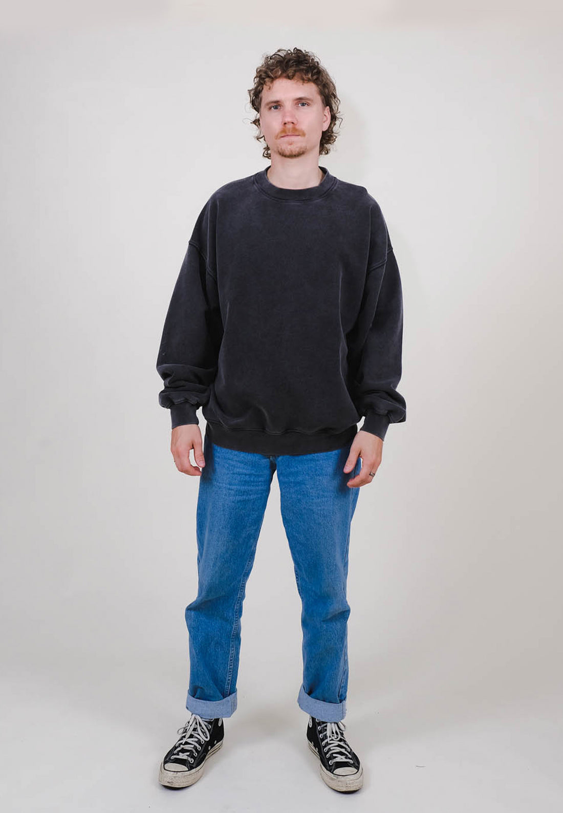 62°121 Crewneck, Acid Grey