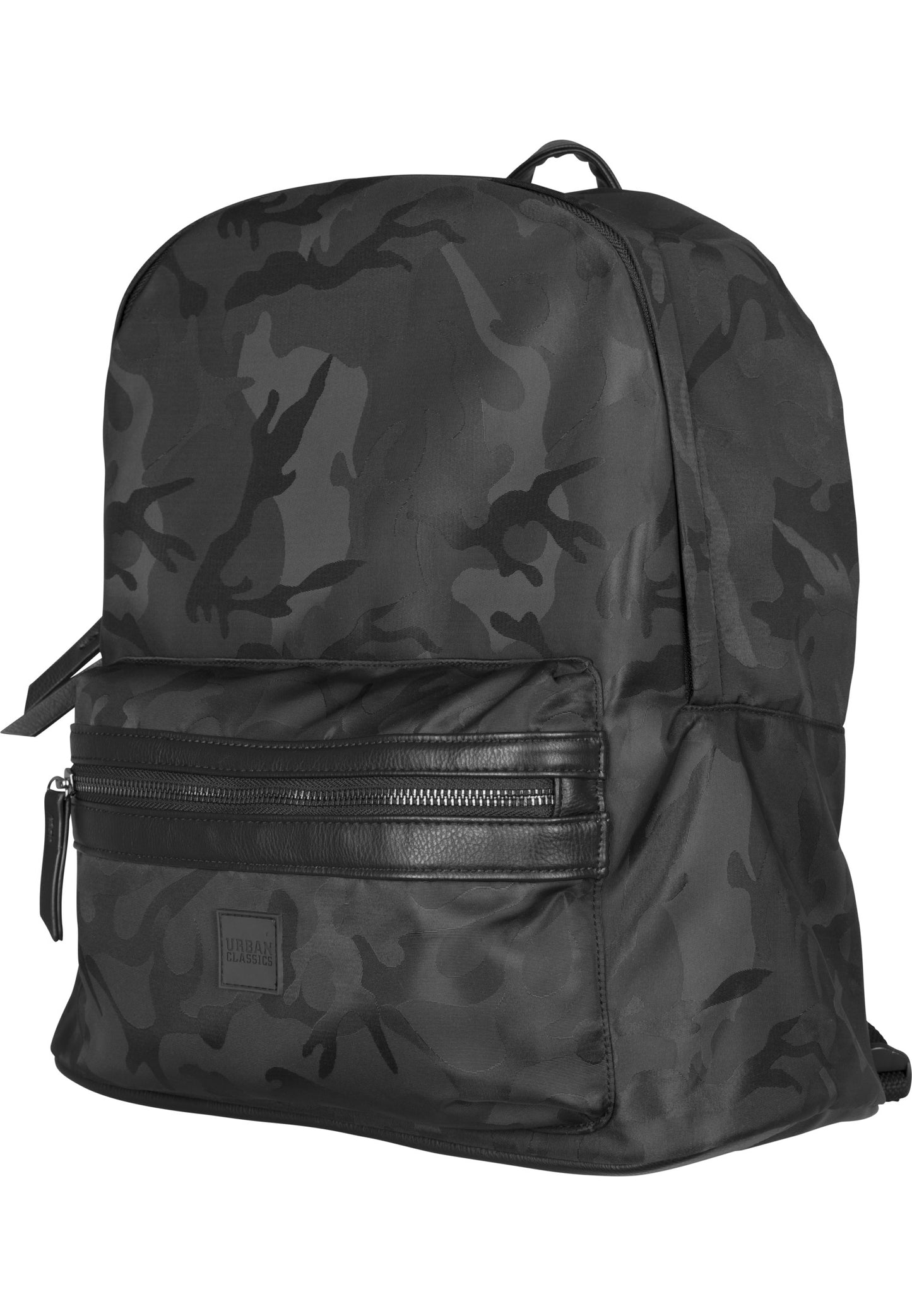 Camo Jacquard Backpack, Black