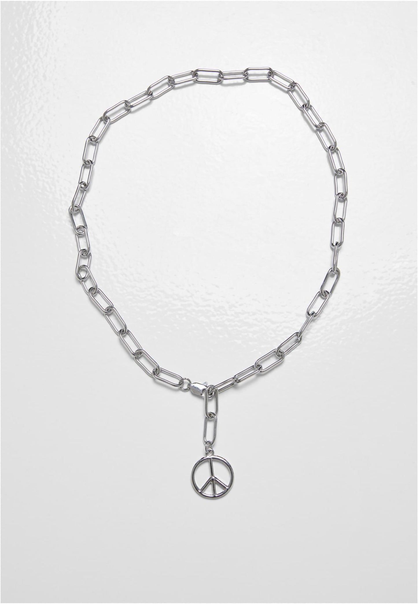 Y Chain Peace Pendant Necklace