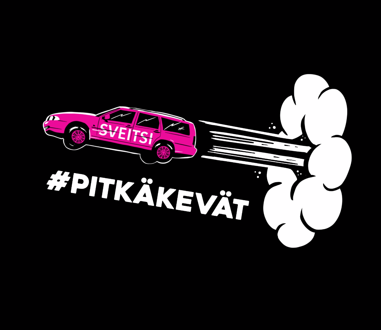 Sveitsin Hiihtokeskus #pitkäkevät Huppari, Musta