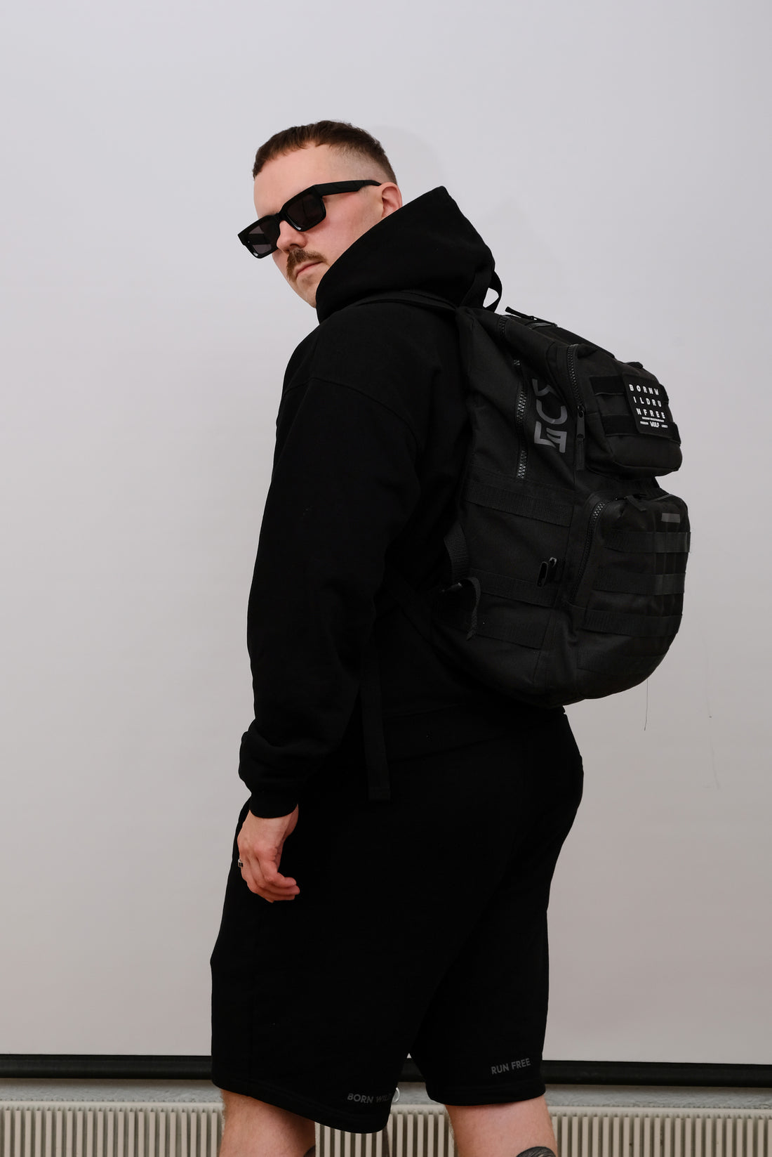 Wulf 70°112 Tactical Backpack, Black Reflector