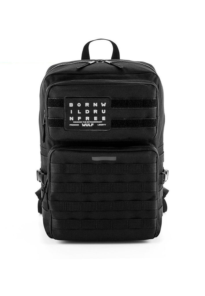 Wulf 70°112 Tactical Backpack, Black Reflector