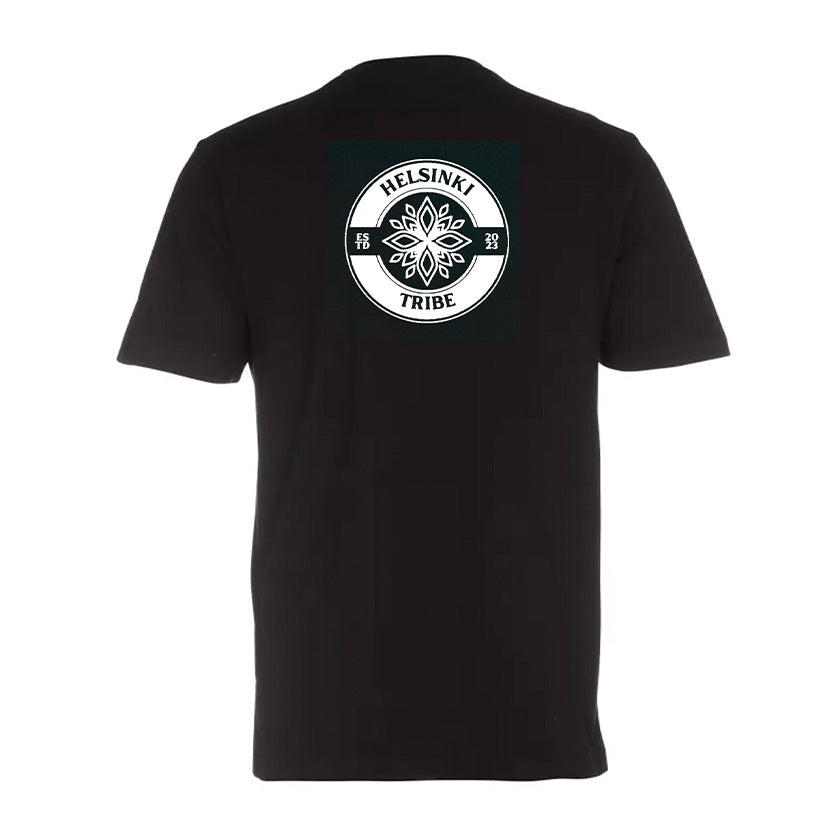 Helsinki Tribe Kaksipuolinen T-paita, Black
