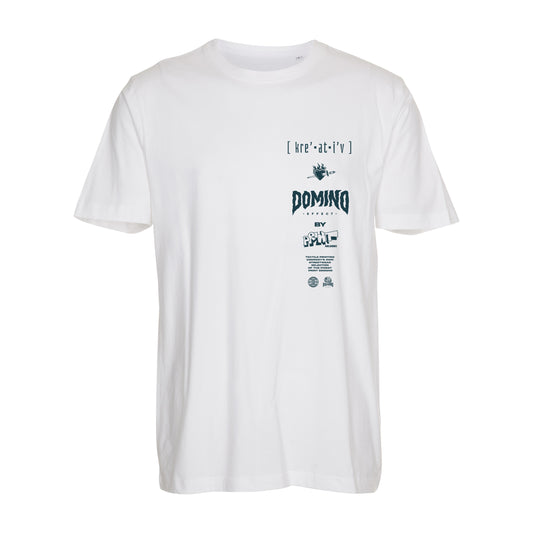 DFTL Domino x Kreativ T-shirt, White