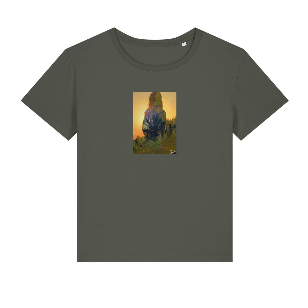 HSP Ladyfit t-paita, khaki