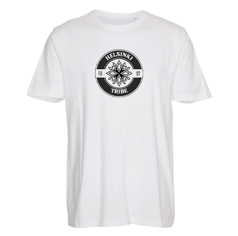 Helsinki Tribe Isolla Logolla T-paita, White