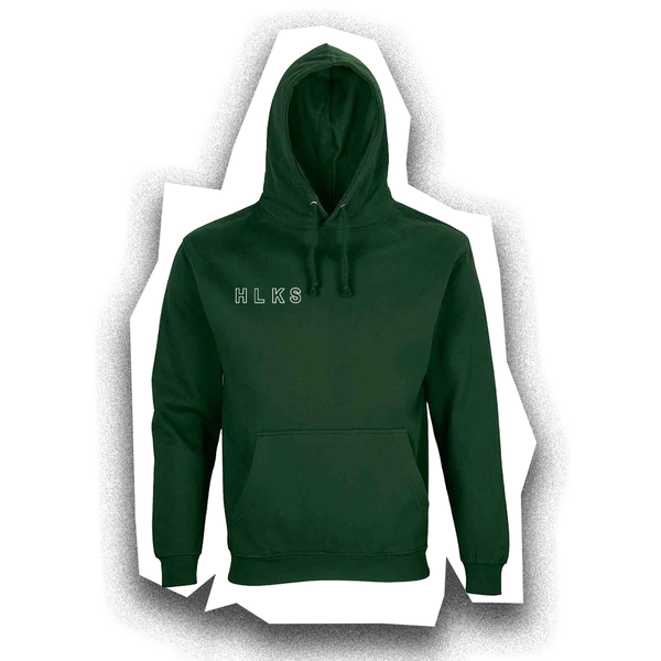 HLKS Brodeerattu huppari, Bottle Green
