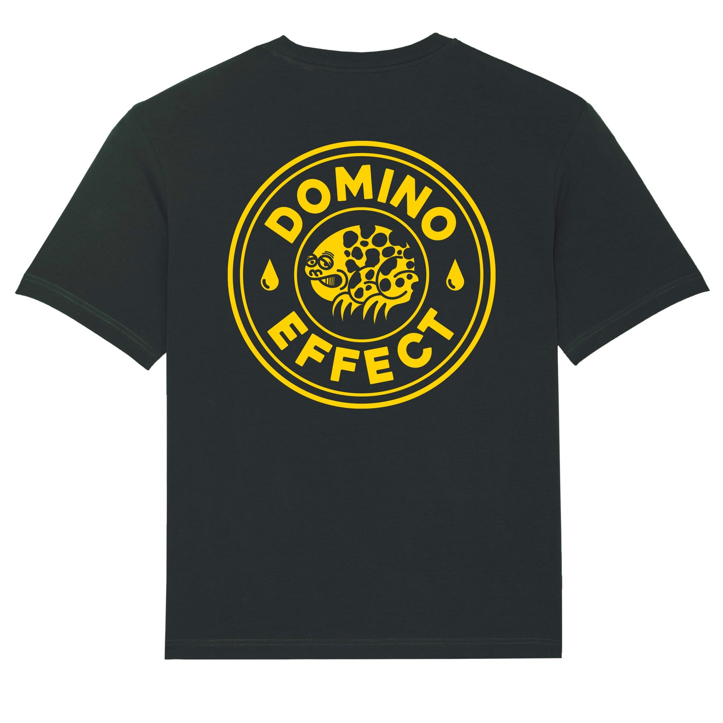 Logo T-paita, Musta / keltainen printti