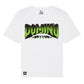 Domino Superpower T-paita, Valkoinen / Vihreä printti