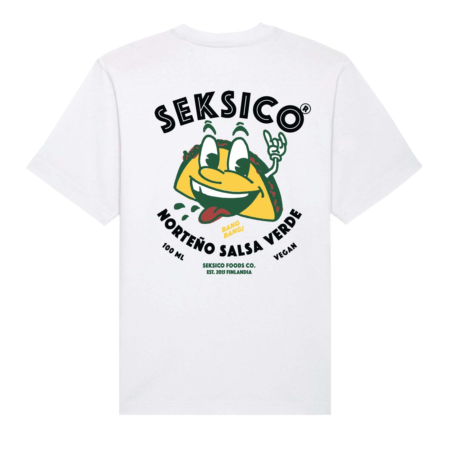 SEKSICO Norteno T-paita valkoinen