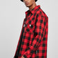 Southpole Check Flannel Shirt, Red