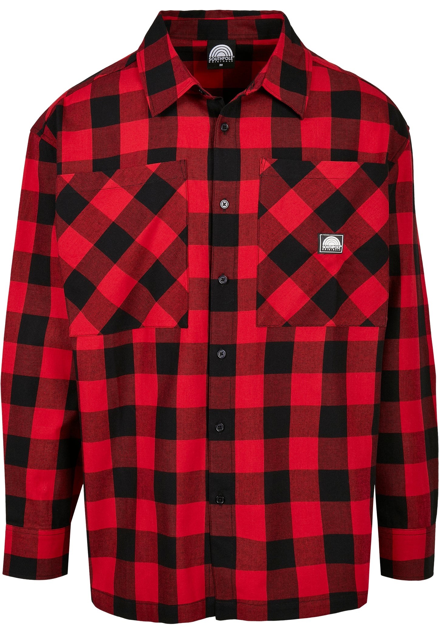 Southpole Check Flannel Shirt, Red