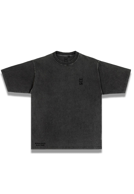 63°110 T-shirt, Acid Black