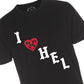 I <3 HEL - T-paita Musta, Wear Helsinki