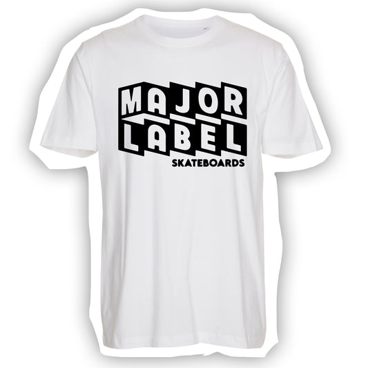 Major Logo T-paita, Valkoinen