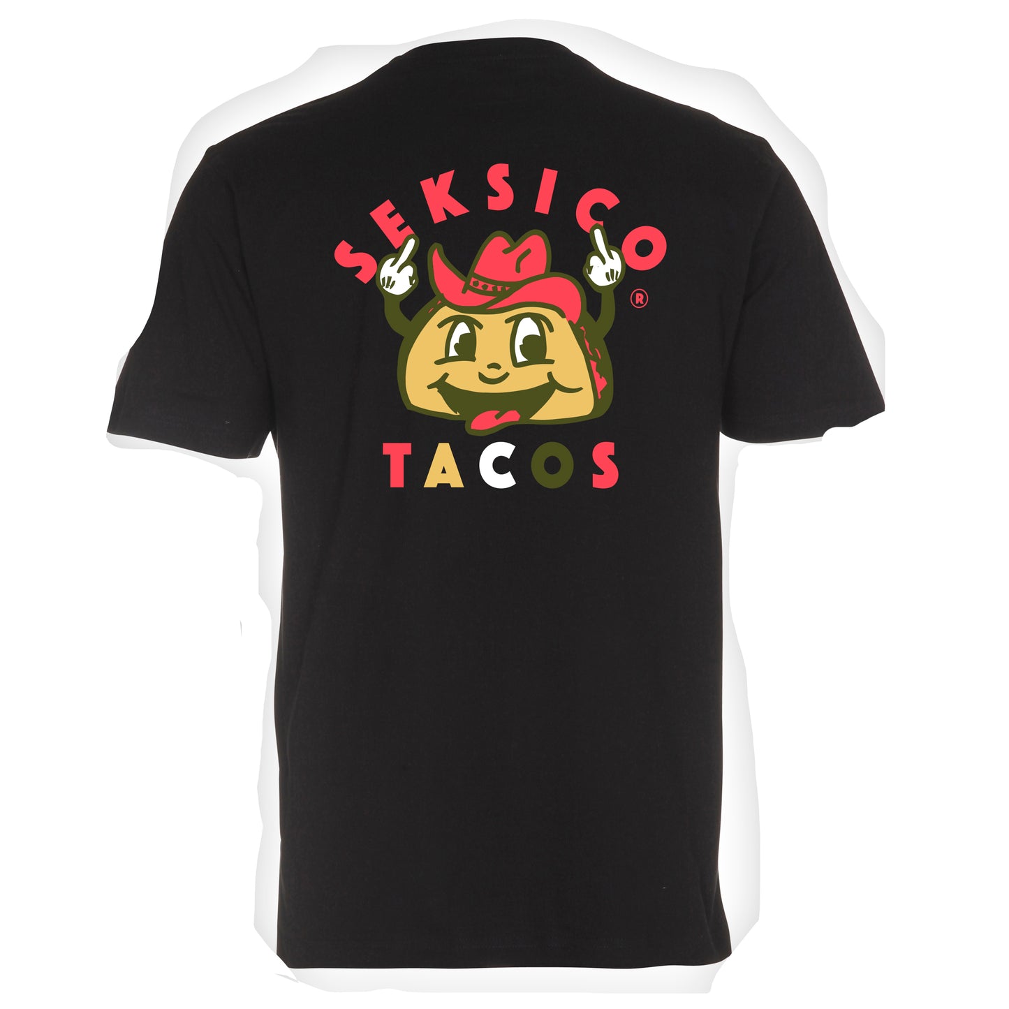 Seksico Tacos T-paita musta