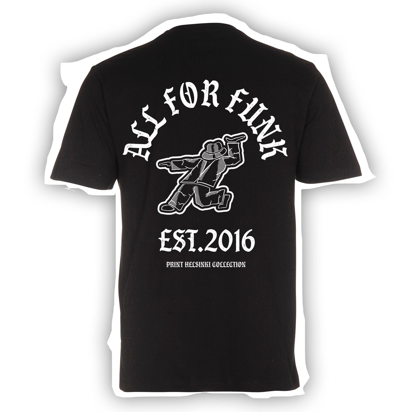All For Funk X Print Helsinki Collection T-paita Musta