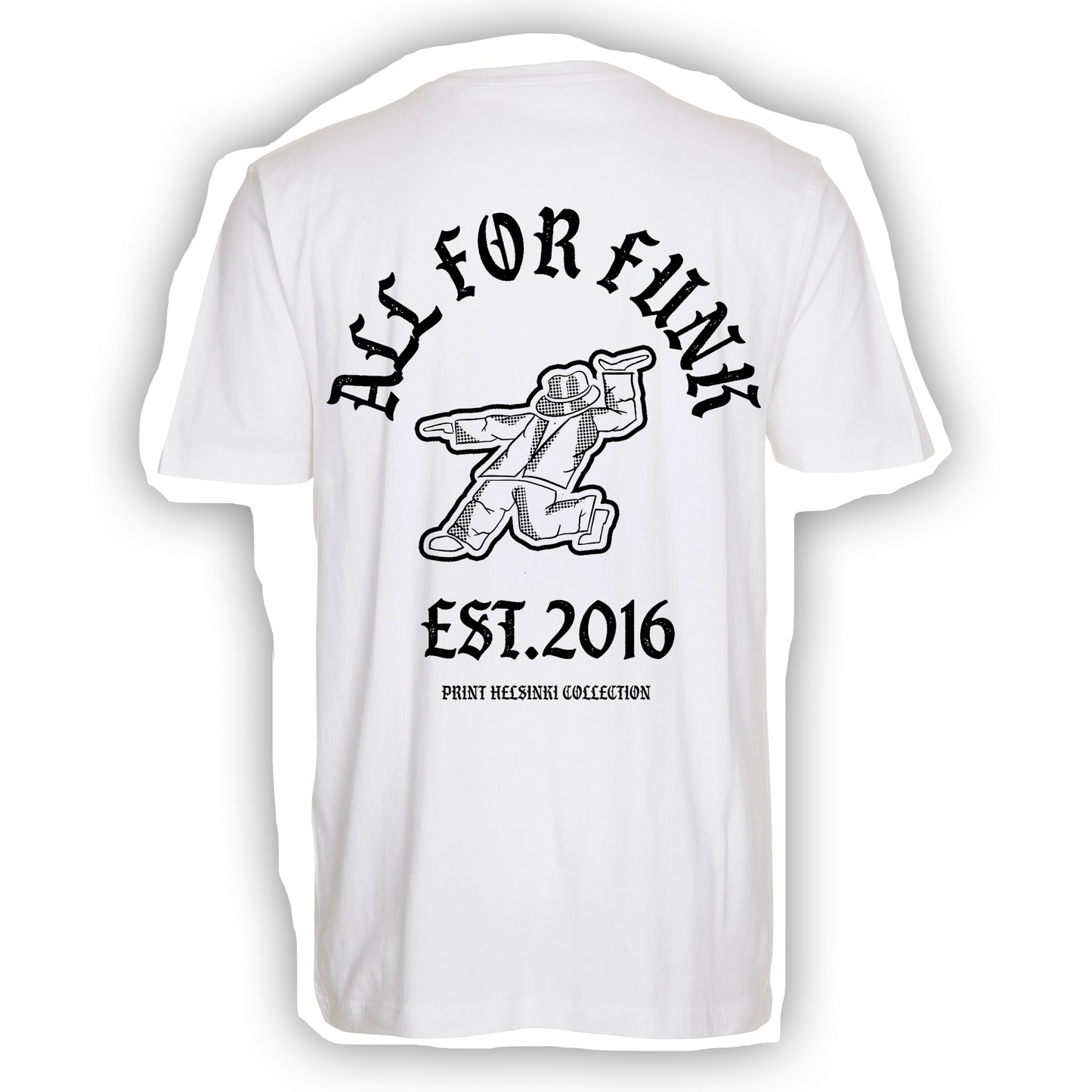 All For Funk X Print Helsinki Collection T-paita Valkoinen